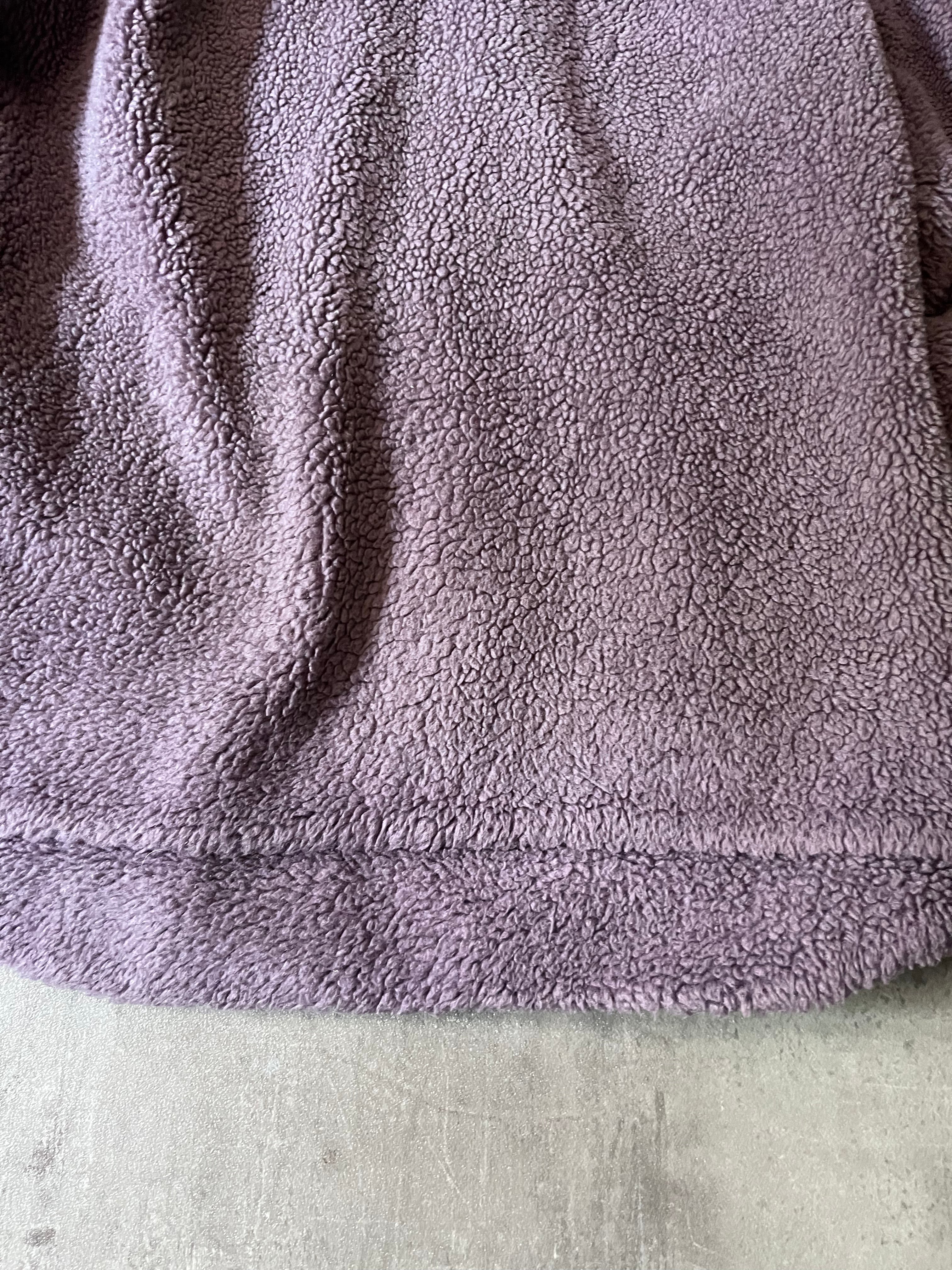 Acne Studios Teddy Fleece Oversize Jacket Purple Men - S
