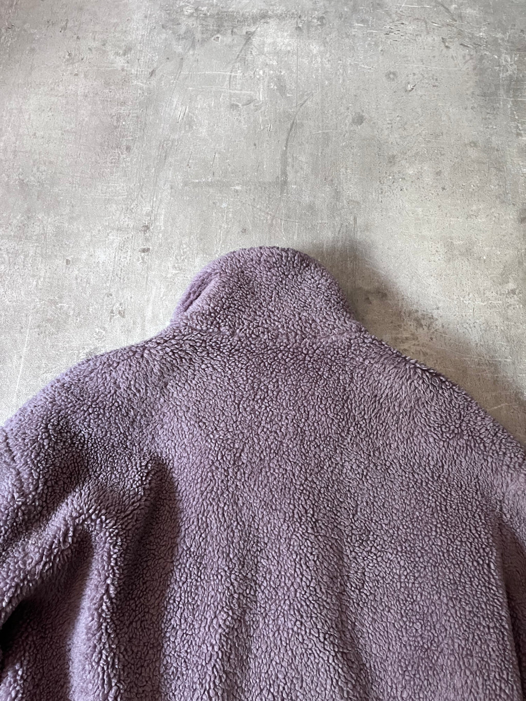 Acne Studios Teddy Fleece Oversize Jacket Purple Men - S