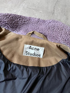 Acne Studios Teddy Fleece Oversize Jacket Purple Men - S