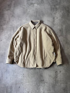 Acne Studios Reversible Fleece Overshirt Jacket Beige Men - L