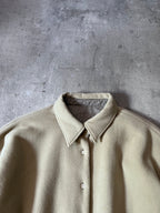 Acne Studios Reversible Fleece Overshirt Jacket Beige Men - L
