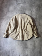 Acne Studios Reversible Fleece Overshirt Jacket Beige Men - L