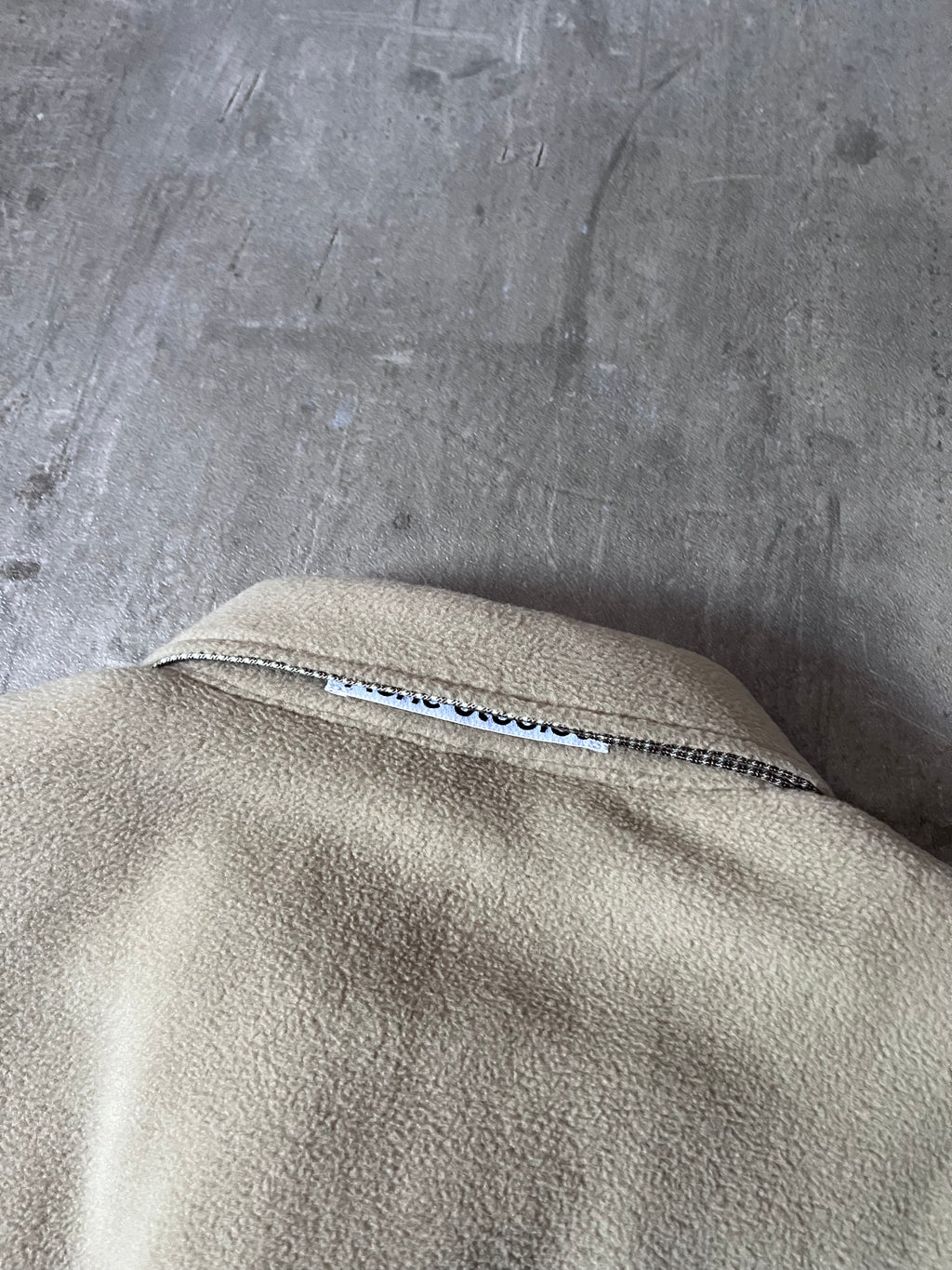 Acne Studios Reversible Fleece Overshirt Jacket Beige Men - L