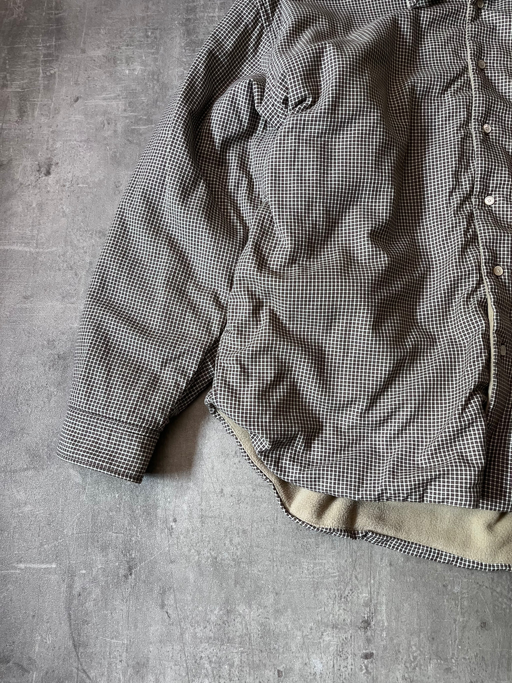 Acne Studios Reversible Fleece Overshirt Jacket Beige Men - L