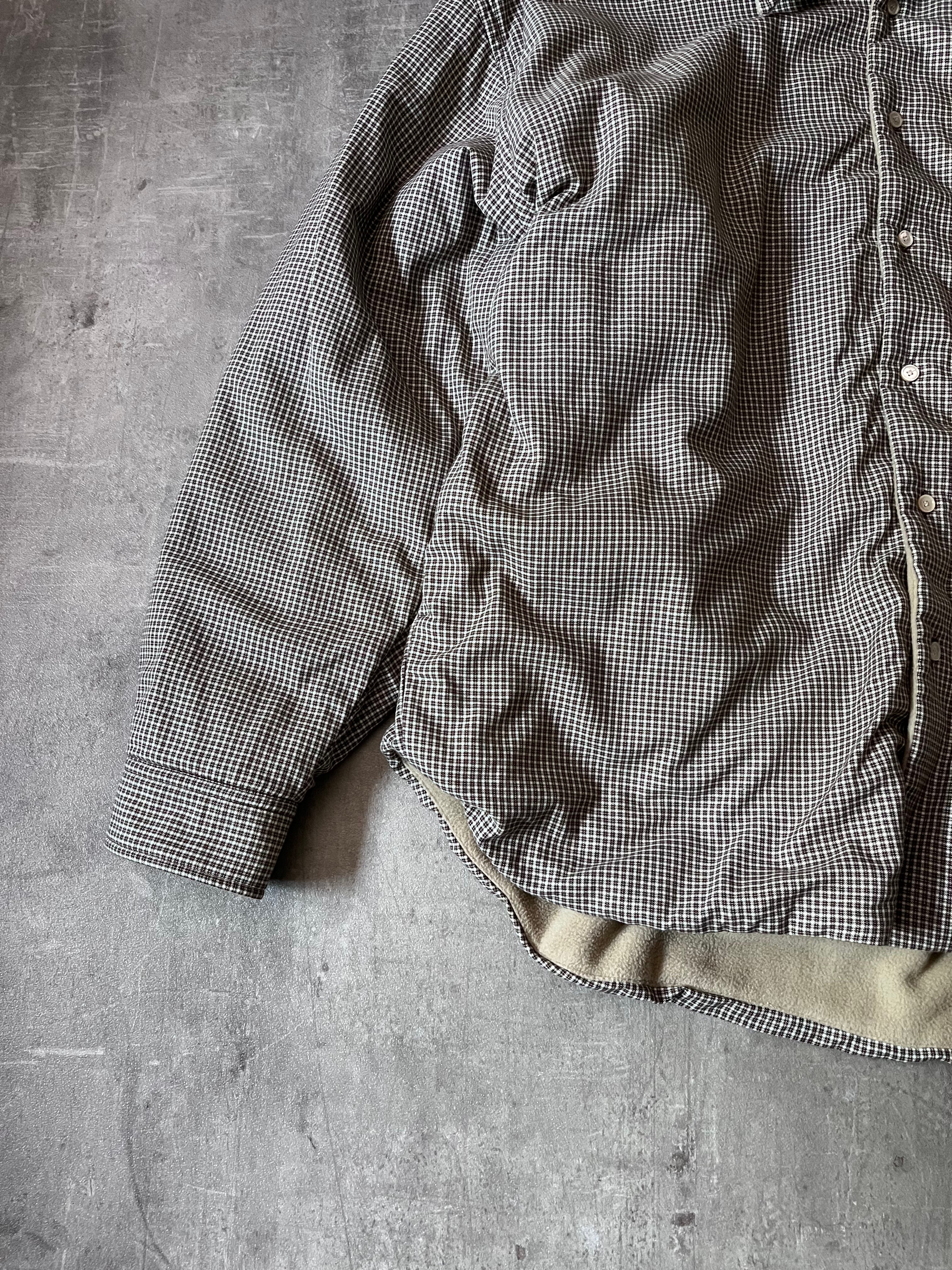 Acne Studios Reversible Fleece Overshirt Jacket Beige Men - L