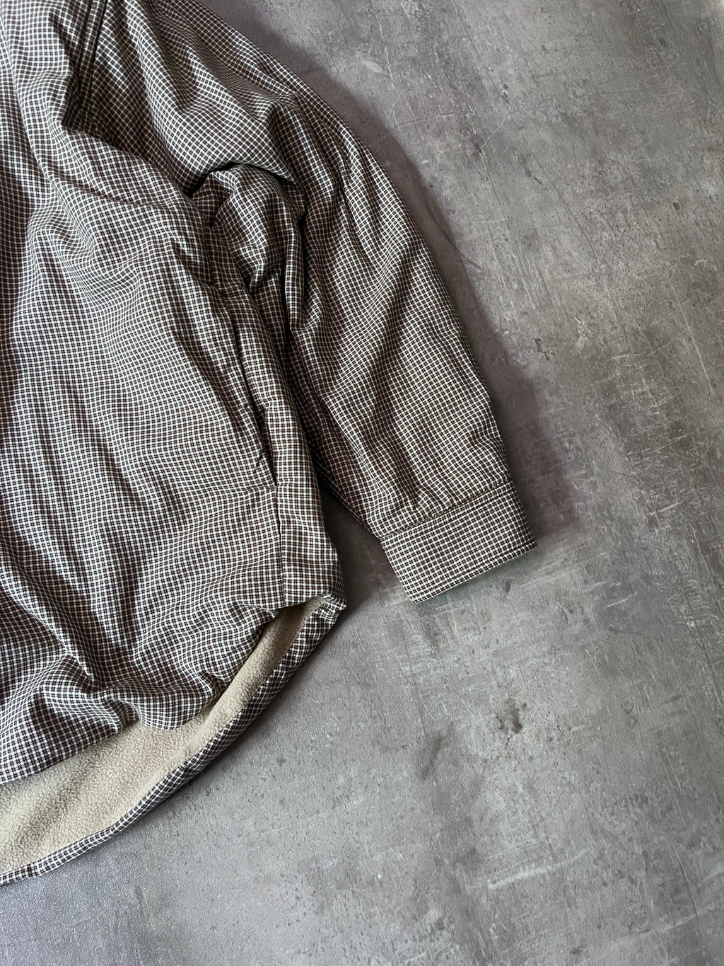 Acne Studios Reversible Fleece Overshirt Jacket Beige Men - L