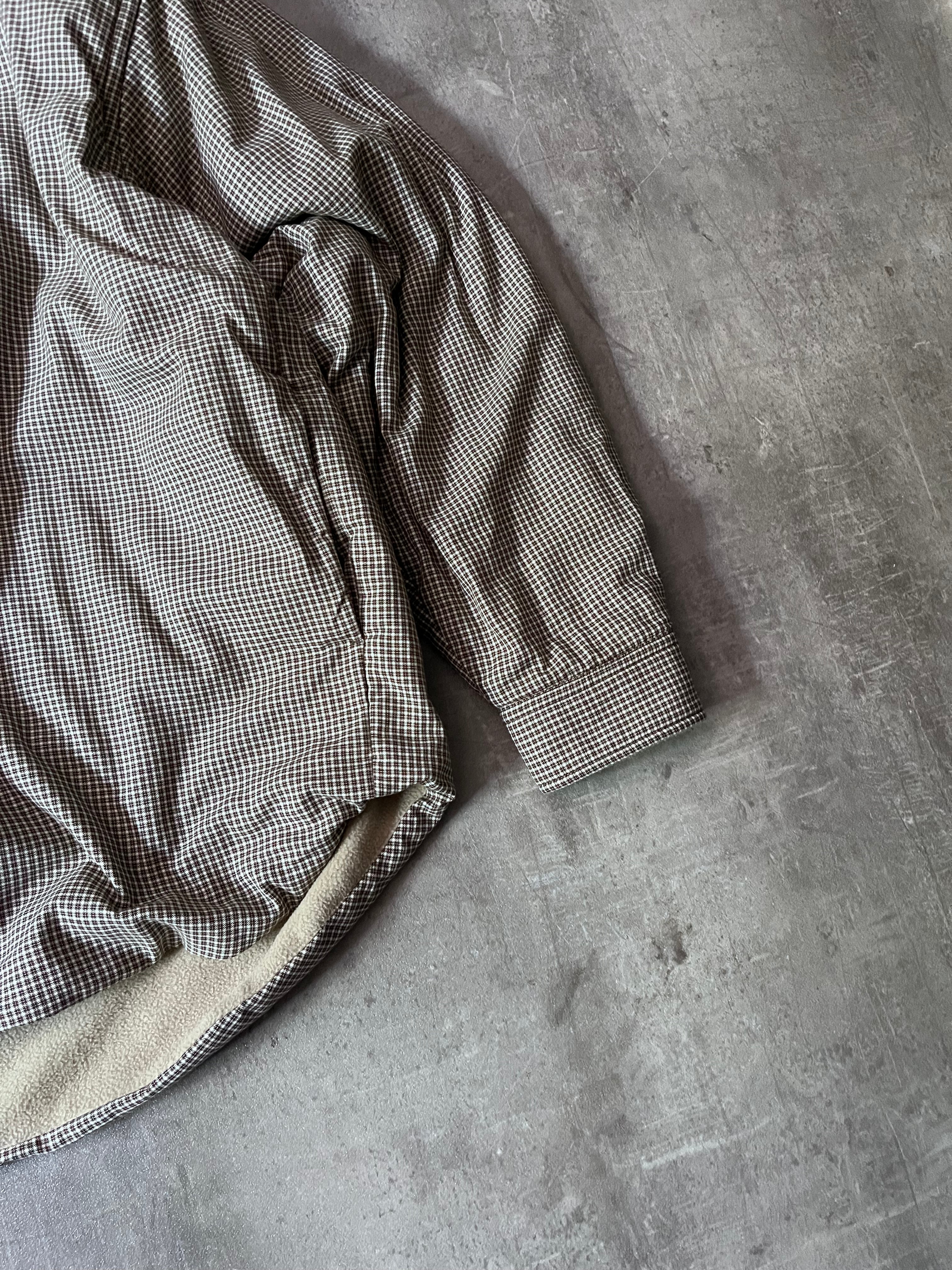 Acne Studios Reversible Fleece Overshirt Jacket Beige Men - L