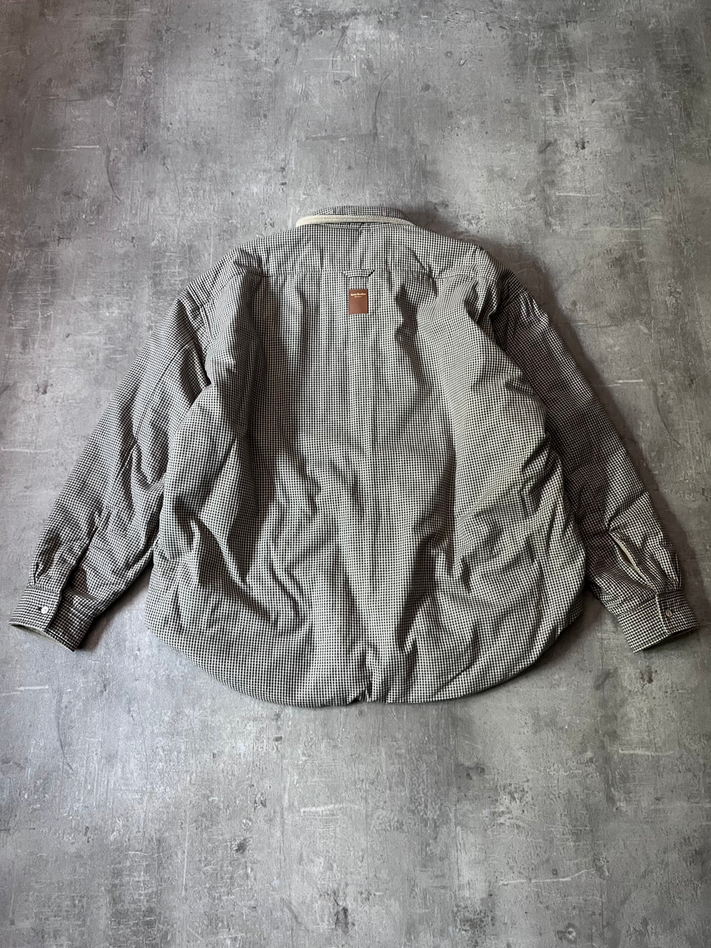 Acne Studios Reversible Fleece Overshirt Jacket Beige Men - L