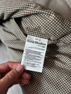 Acne Studios Reversible Fleece Overshirt Jacket Beige Men - L
