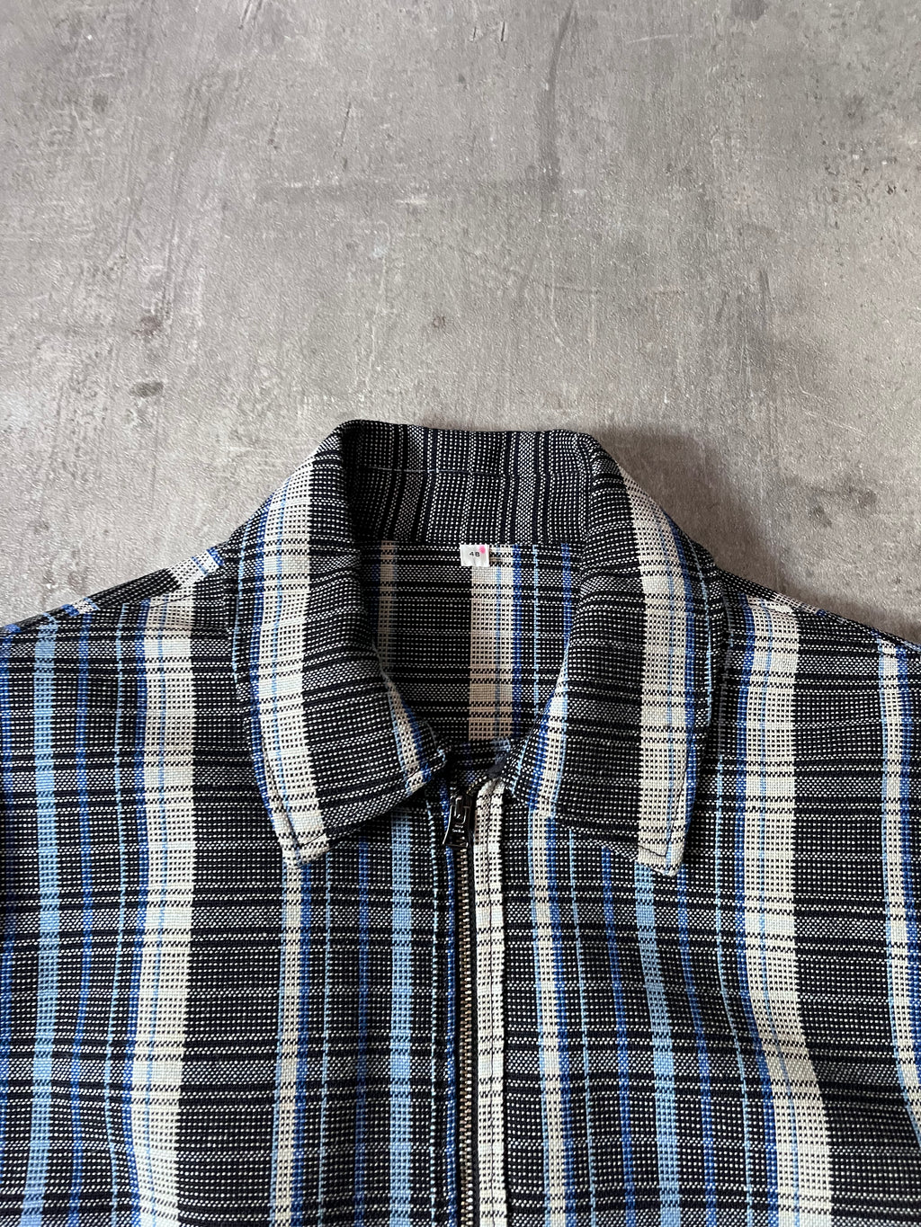 S/S 2016 Acne Studios Malcom Wool Tartan Jacket Blue Men - M