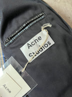S/S 2016 Acne Studios Malcom Wool Tartan Jacket Blue Men - M