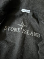 F/W 2008 Stone Island 2 in 1 Fleece Leather Jacket Brown Men - M