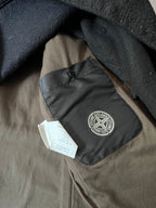 F/W 2008 Stone Island 2 in 1 Fleece Leather Jacket Brown Men - M