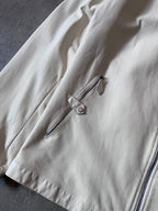 Hermes Lightweight Sport Leather Jacket White Men - L