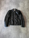 Acne Studios Oliver Biker Leather Jacket Black Men - S