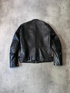 Acne Studios Oliver Biker Leather Jacket Black Men - S