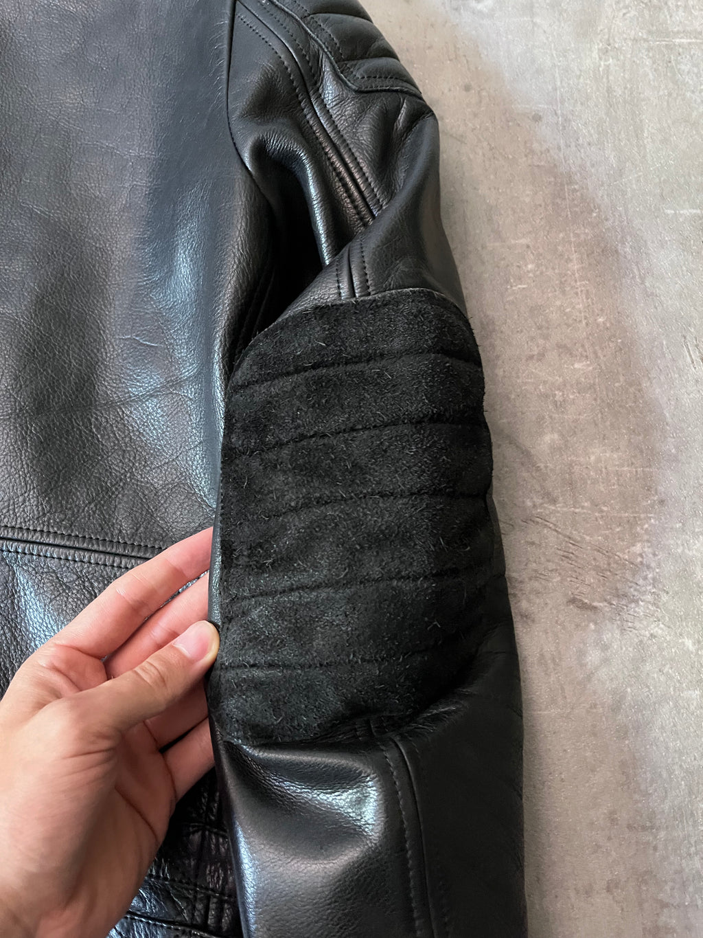 Acne Studios Oliver Biker Leather Jacket Black Men - S