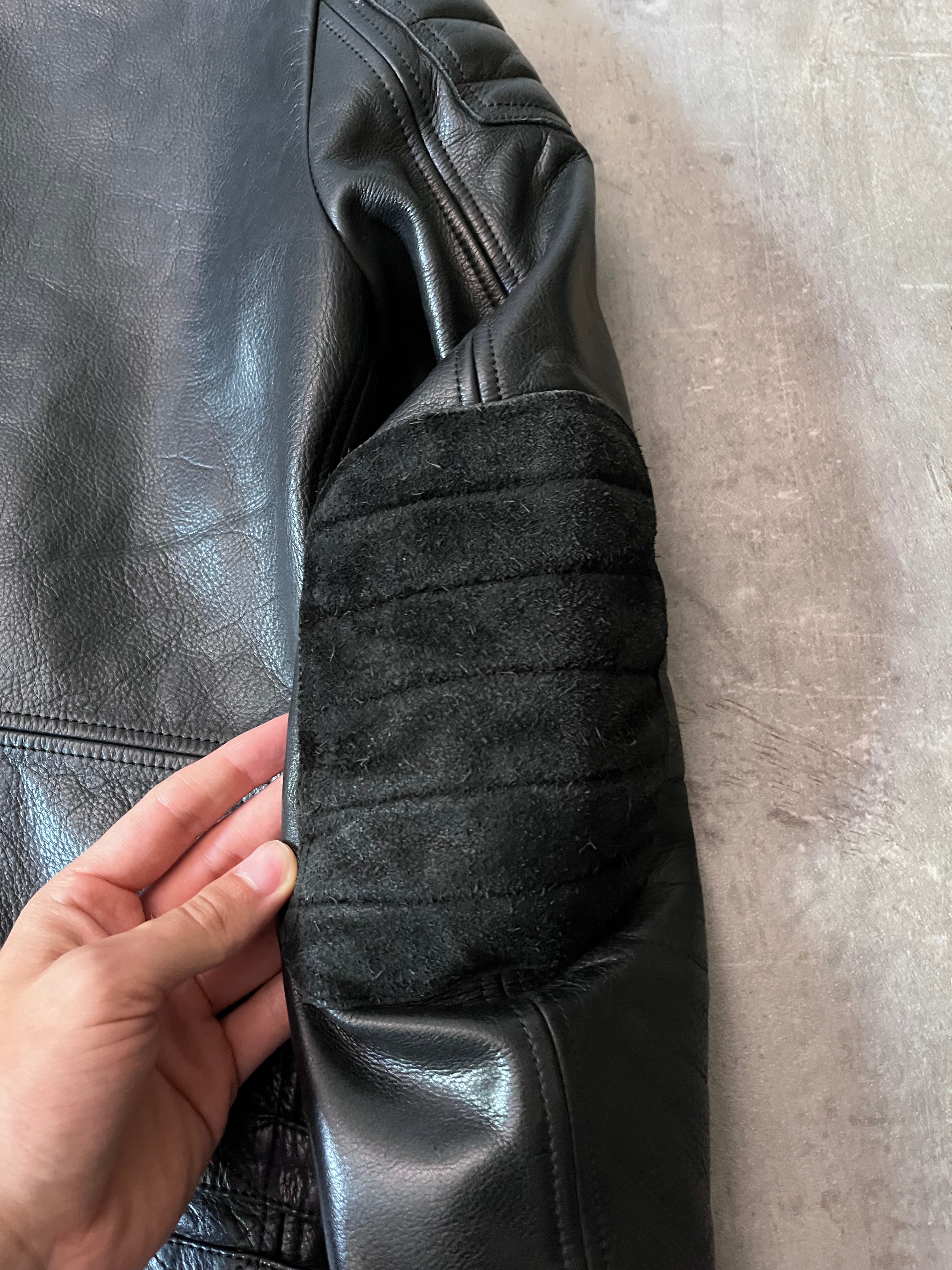 Acne Studios Oliver Biker Leather Jacket Black Men - S