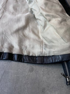 Acne Studios Oliver Biker Leather Jacket Black Men - S