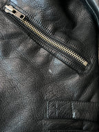 Acne Studios Oliver Biker Leather Jacket Black Men - S