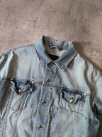2014 Alexander McQueen Denim Jacket Blue Men - L