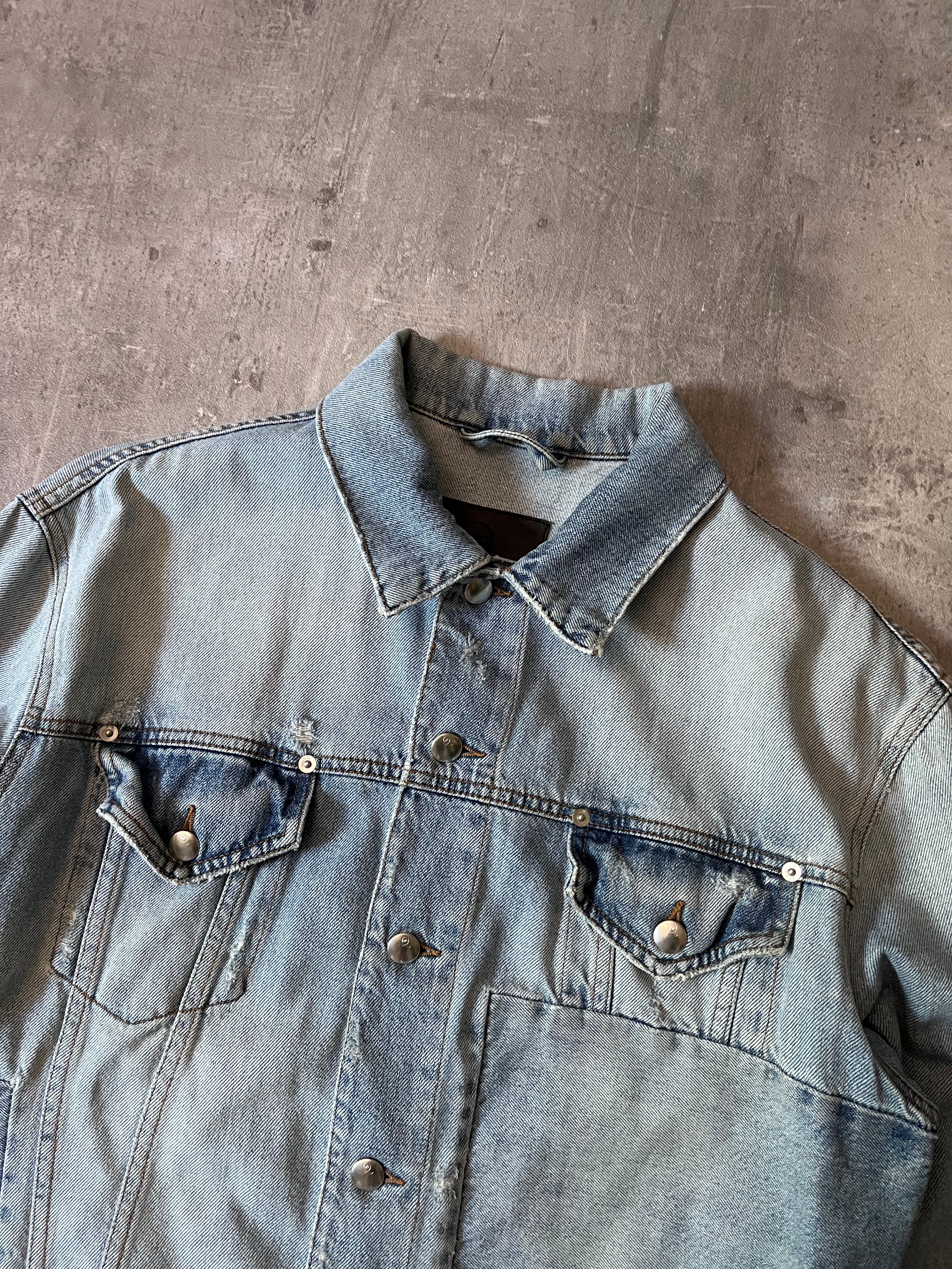 2014 Alexander McQueen Denim Jacket Blue Men - L