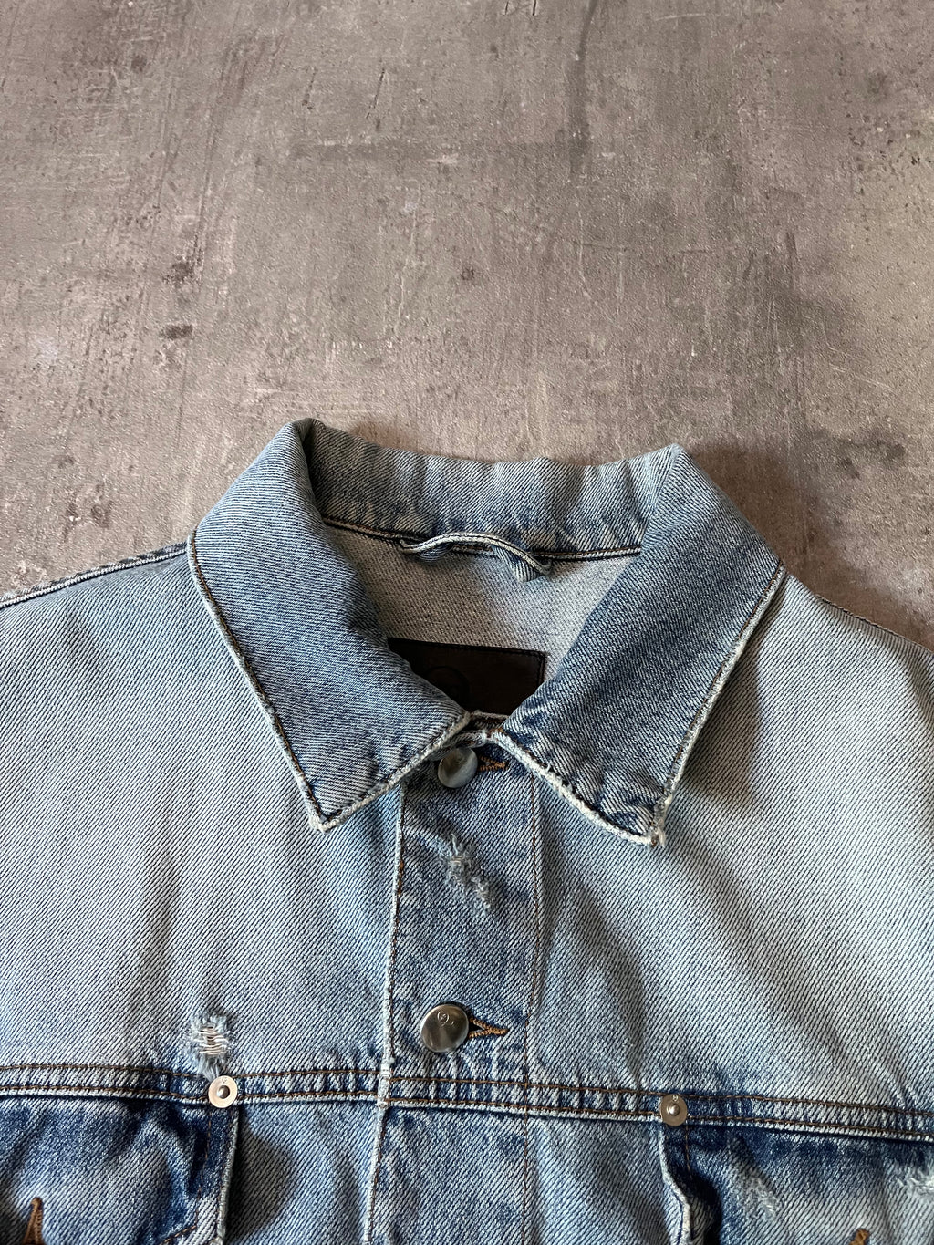 2014 Alexander McQueen Denim Jacket Blue Men - L