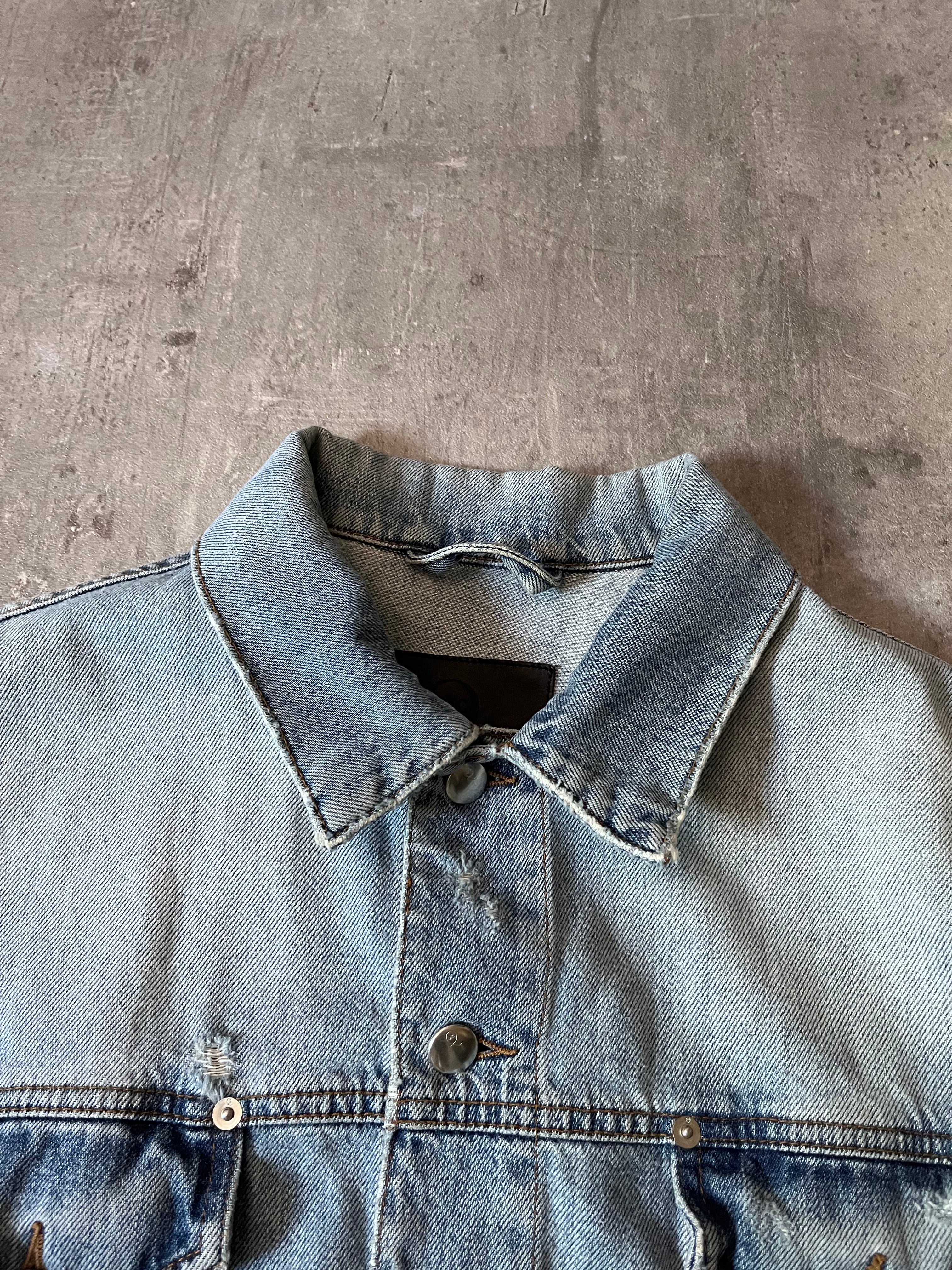 2014 Alexander McQueen Denim Jacket Blue Men - L