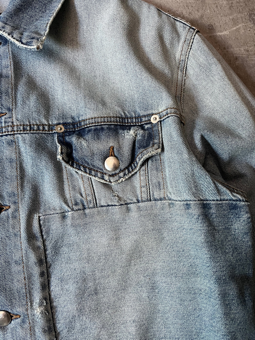 2014 Alexander McQueen Denim Jacket Blue Men - L