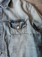2014 Alexander McQueen Denim Jacket Blue Men - L