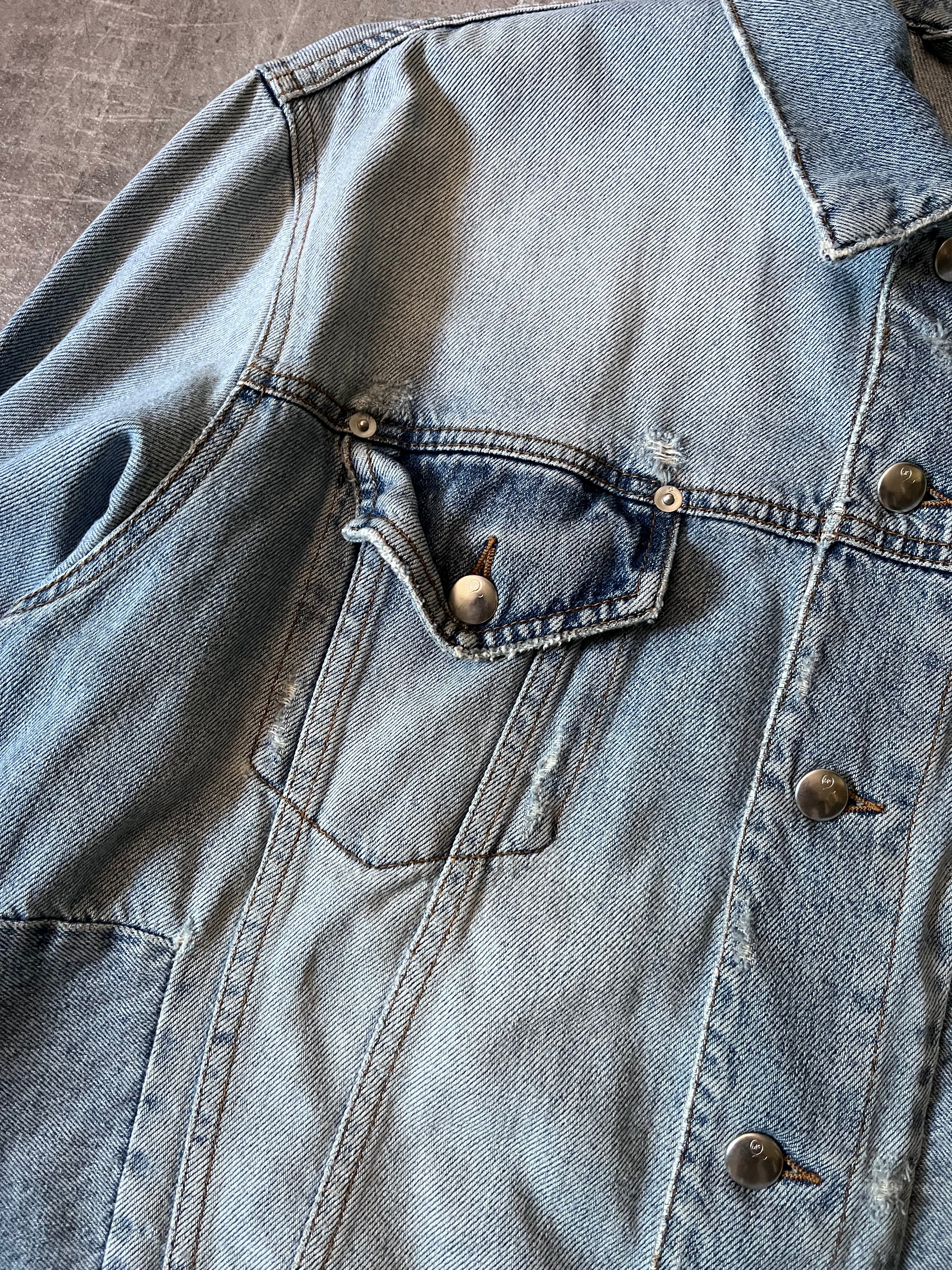 2014 Alexander McQueen Denim Jacket Blue Men - L