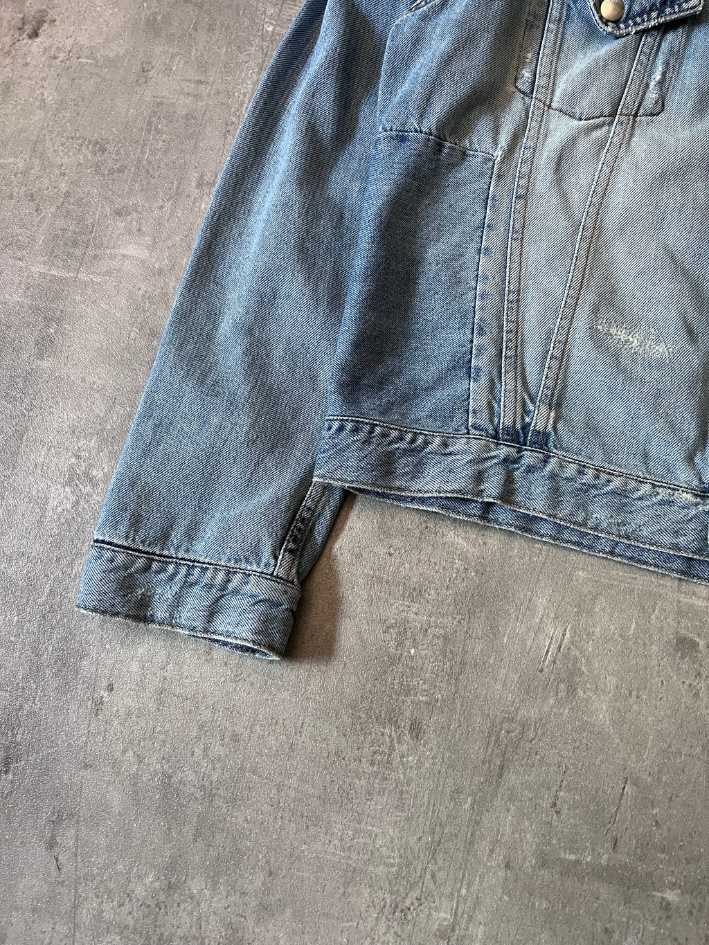 2014 Alexander McQueen Denim Jacket Blue Men - L