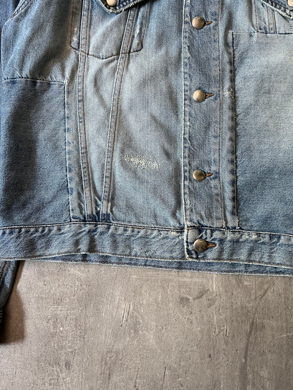 2014 Alexander McQueen Denim Jacket Blue Men - L