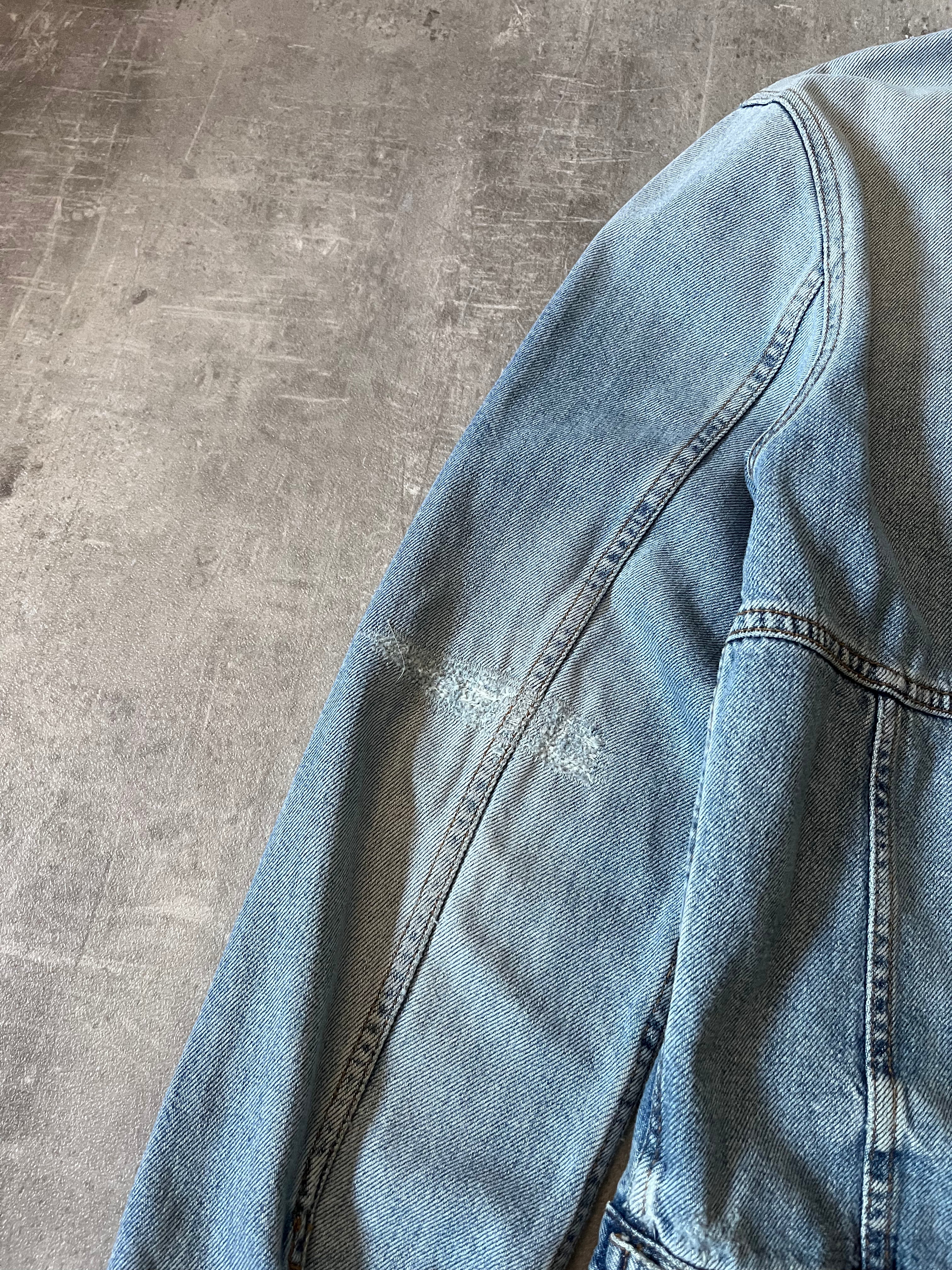 2014 Alexander McQueen Denim Jacket Blue Men - L