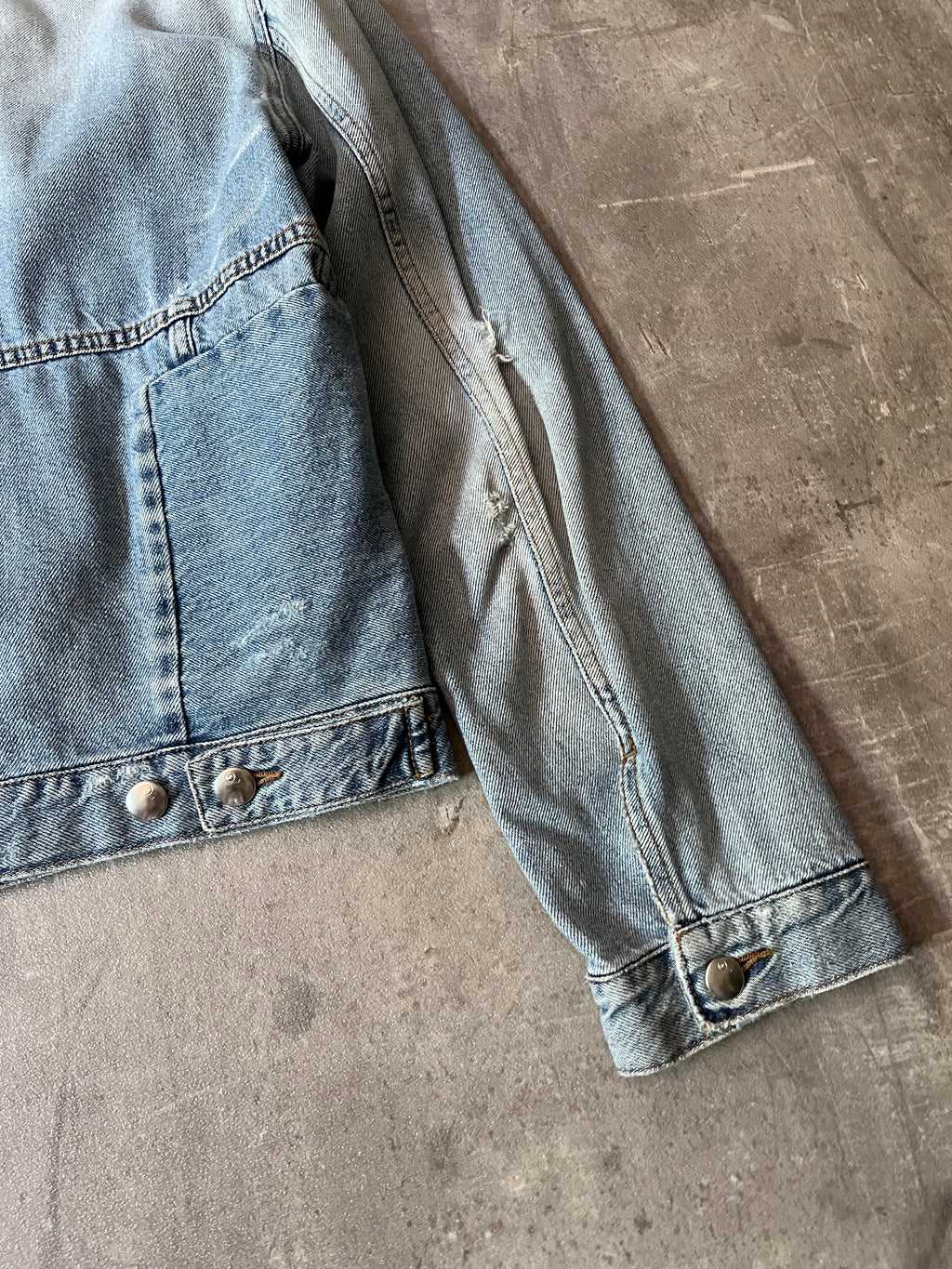 2014 Alexander McQueen Denim Jacket Blue Men - L