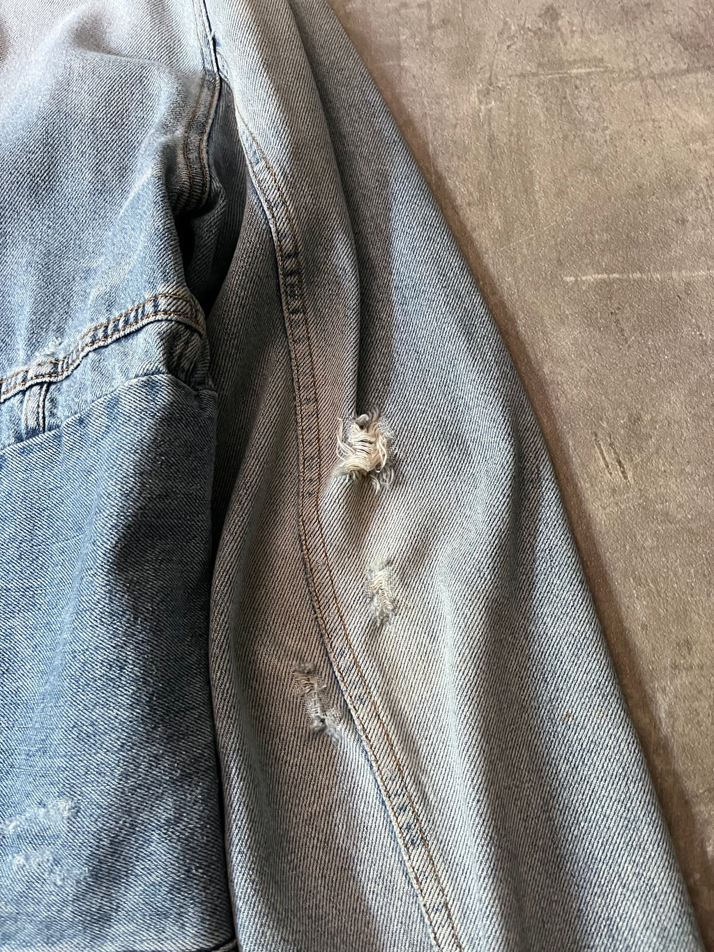 2014 Alexander McQueen Denim Jacket Blue Men - L