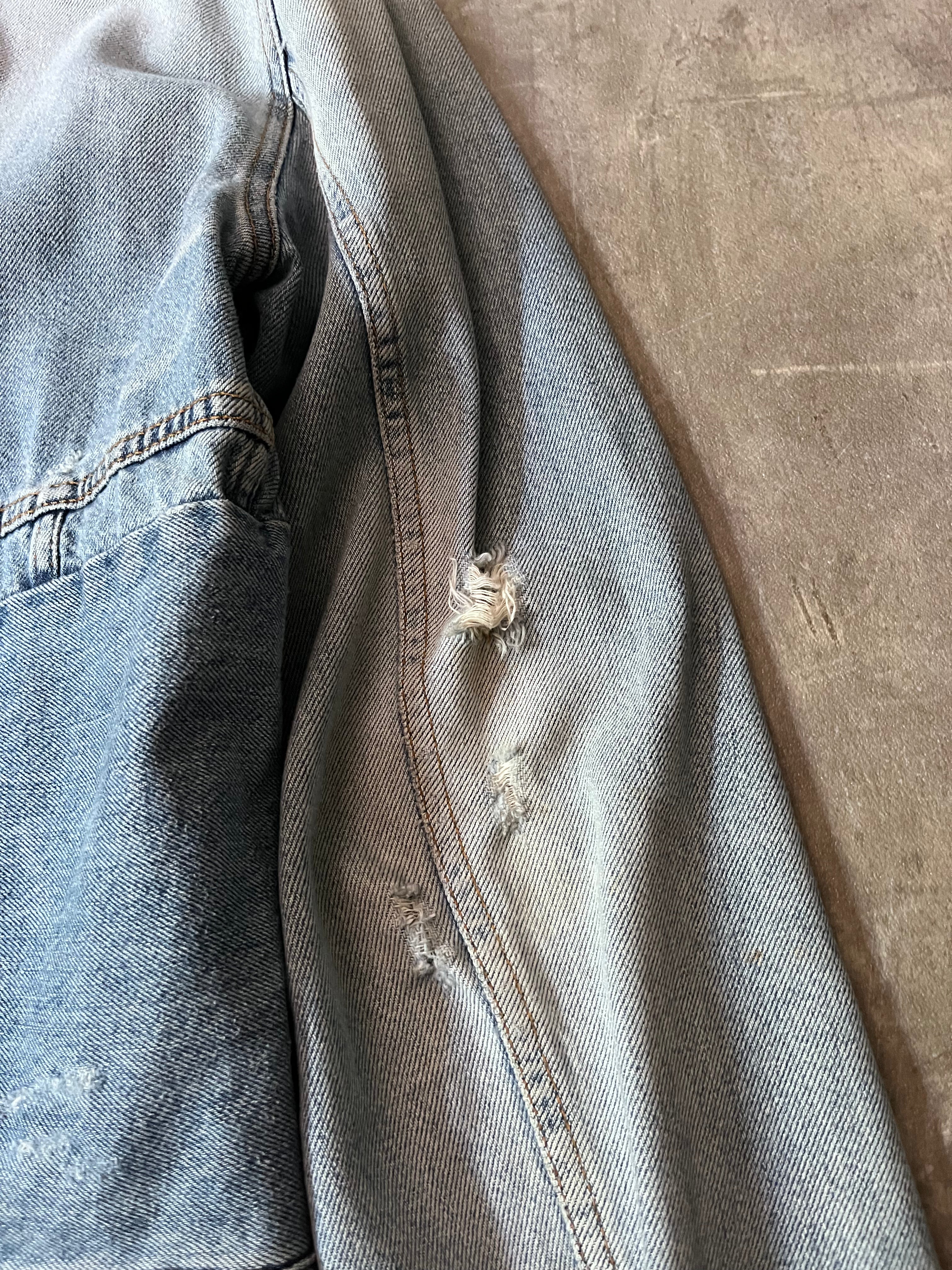 2014 Alexander McQueen Denim Jacket Blue Men - L