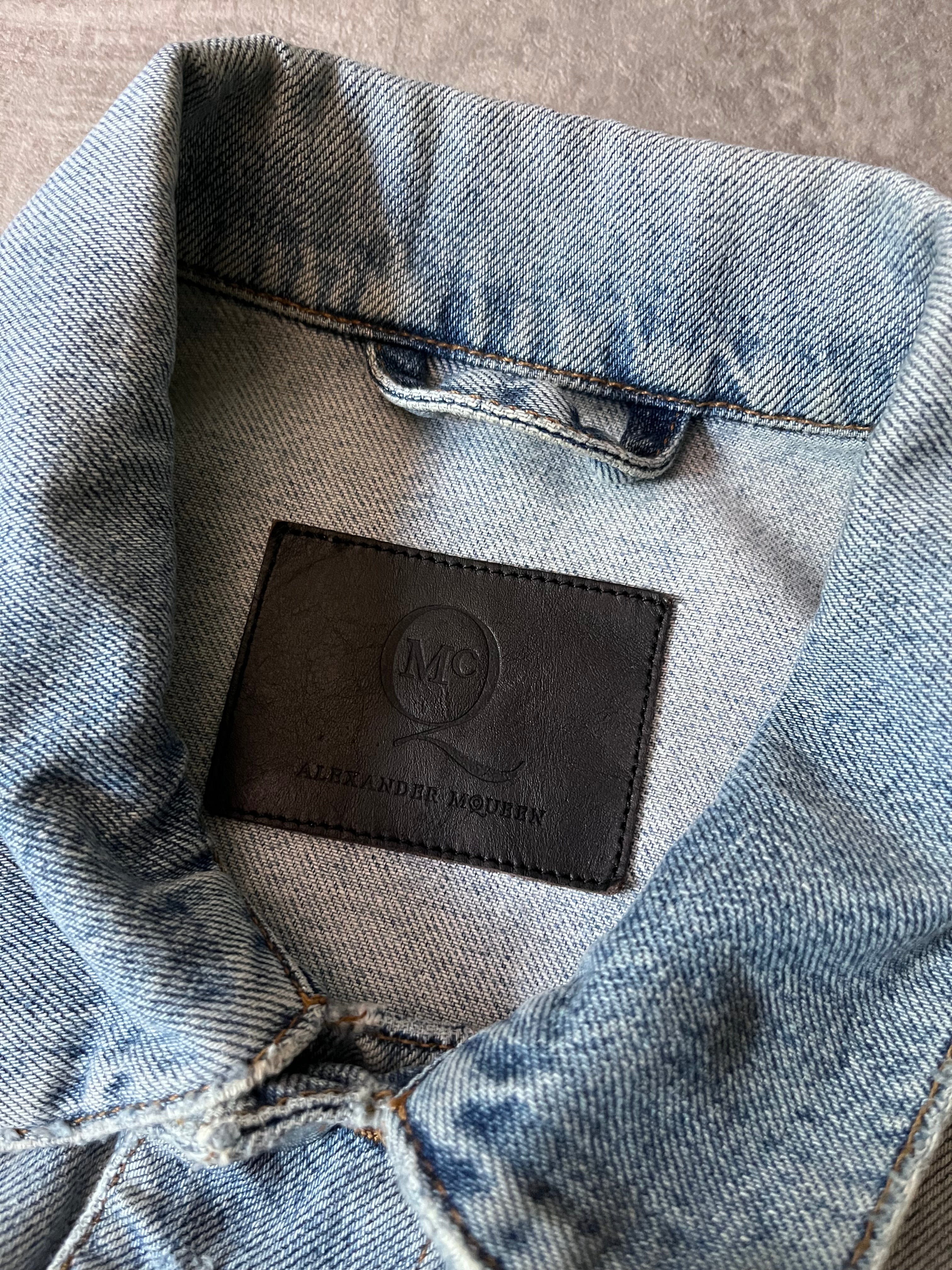 2014 Alexander McQueen Denim Jacket Blue Men - L