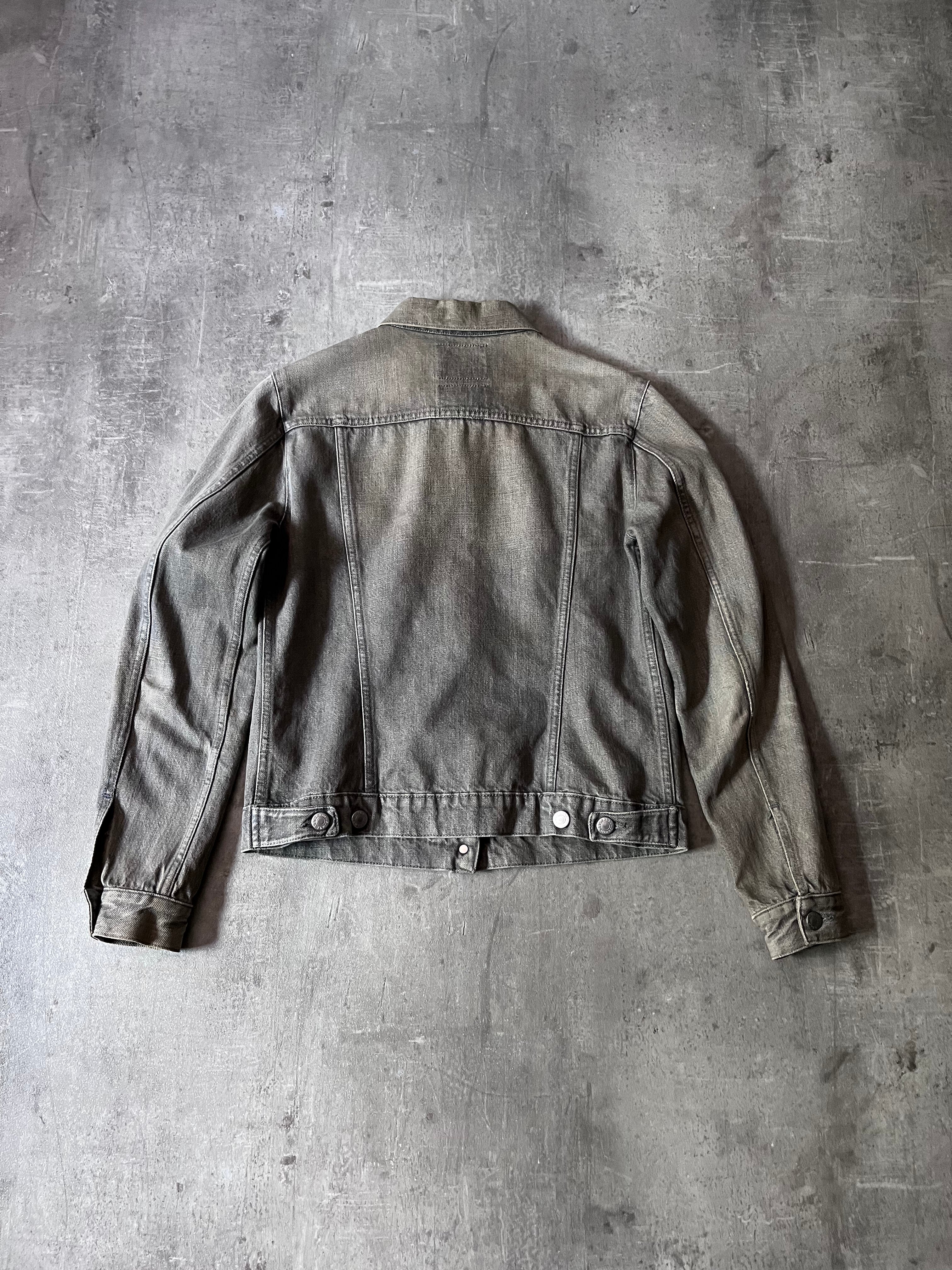90s Helmut Lang Vintage Classic Denim Jacket Grey Women - S
