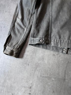 90s Helmut Lang Vintage Classic Denim Jacket Grey Women - S