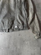 90s Helmut Lang Vintage Classic Denim Jacket Grey Women - S