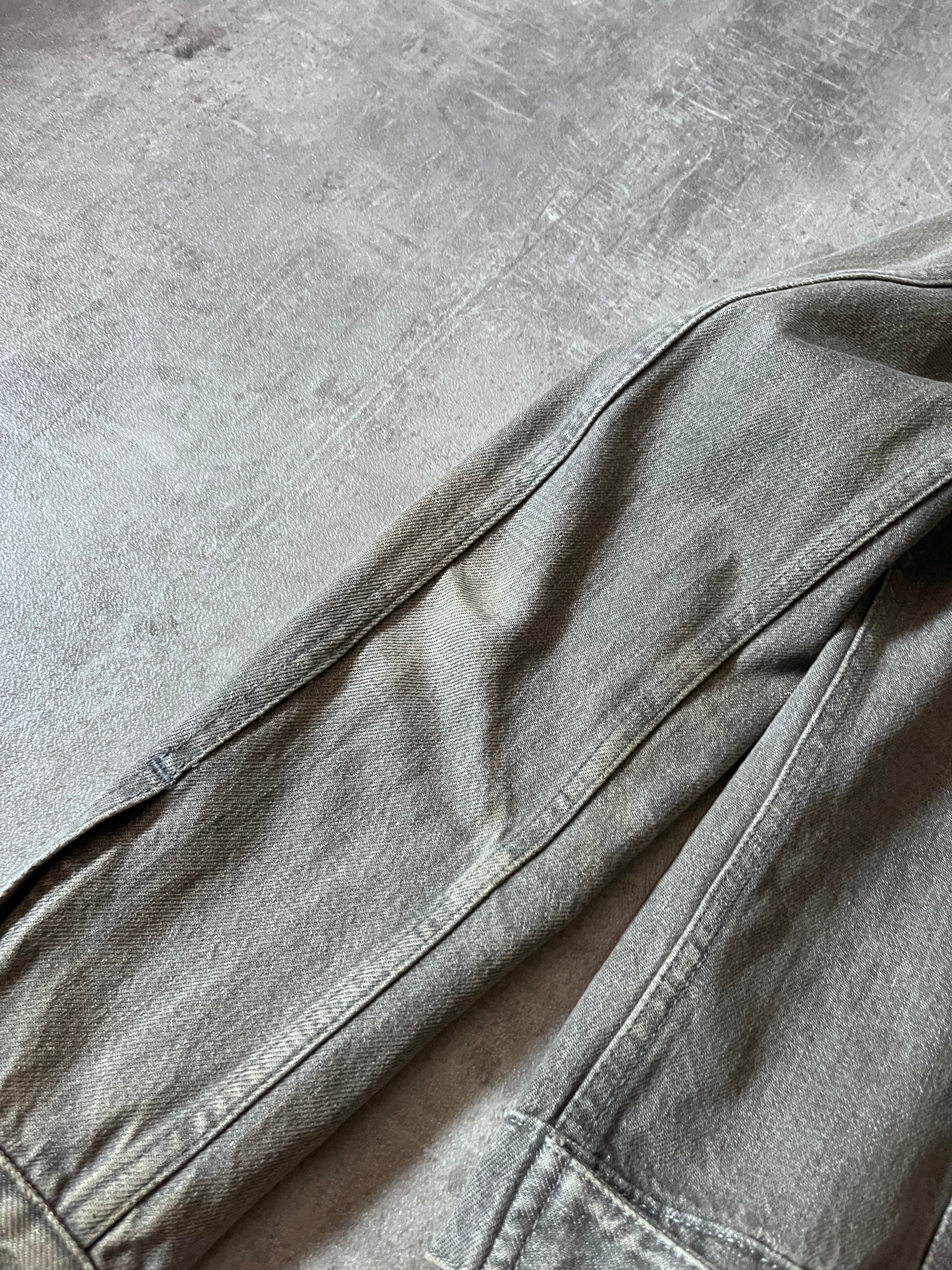 90s Helmut Lang Vintage Classic Denim Jacket Grey Women - S
