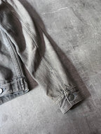 90s Helmut Lang Vintage Classic Denim Jacket Grey Women - S