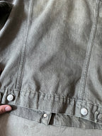 90s Helmut Lang Vintage Classic Denim Jacket Grey Women - S