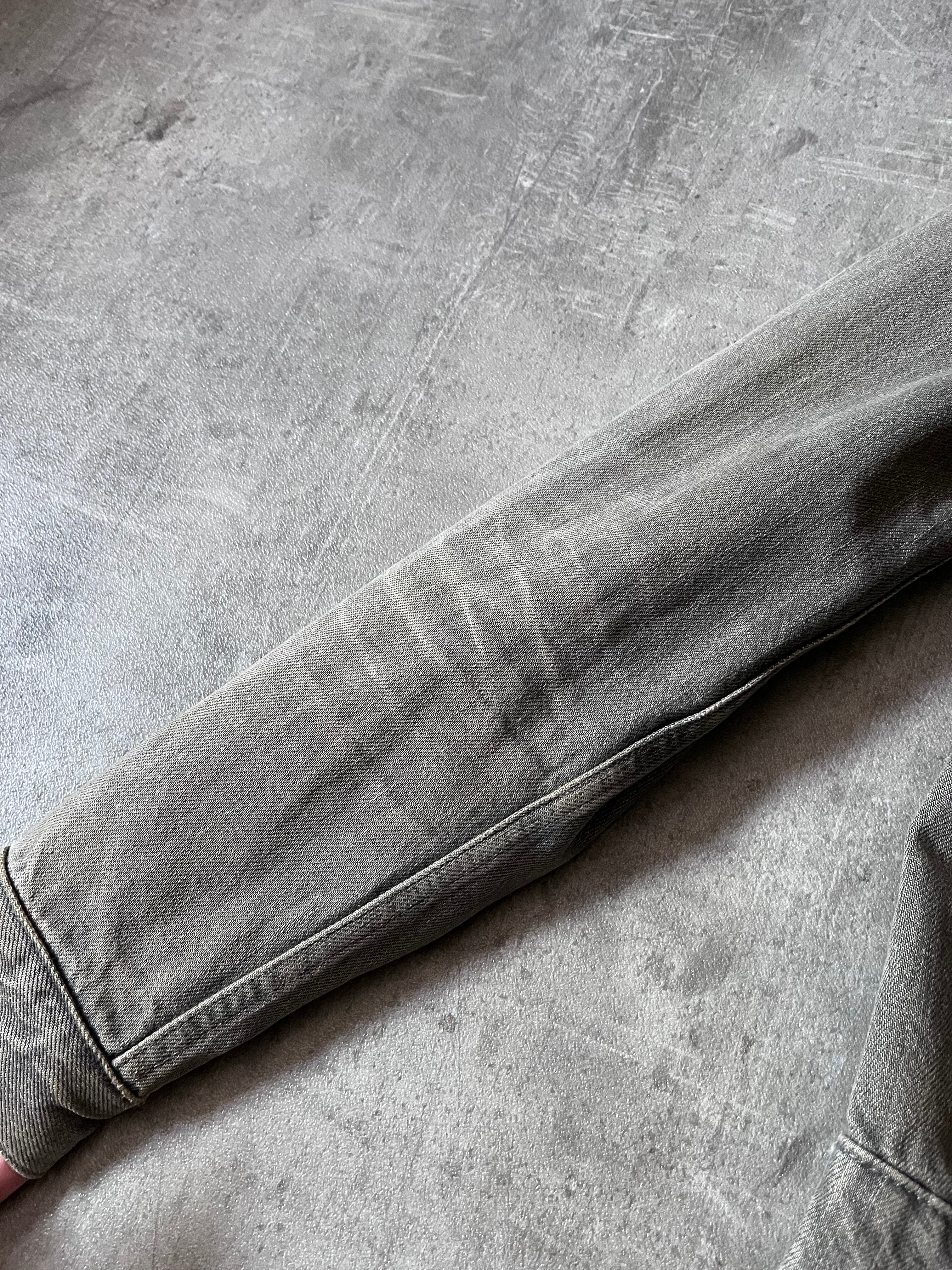 90s Helmut Lang Vintage Classic Denim Jacket Grey Women - S