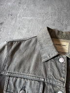 90s Helmut Lang Vintage Classic Denim Jacket Grey Women - S