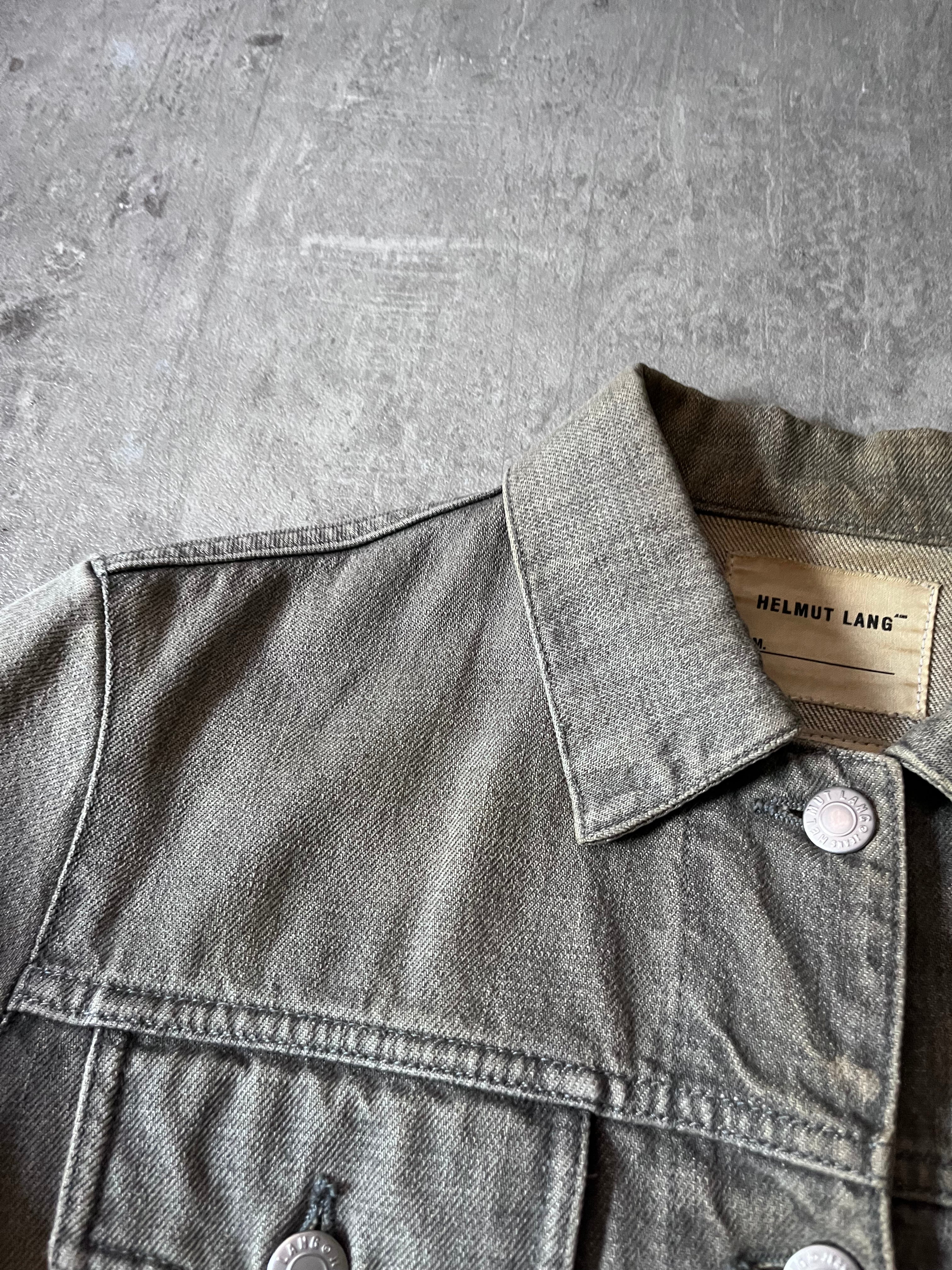 90s Helmut Lang Vintage Classic Denim Jacket Grey Women - S