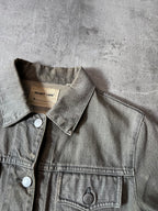 90s Helmut Lang Vintage Classic Denim Jacket Grey Women - S
