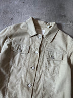 1998 Helmut Lang Corduroy Trucker Jacket Beige Men - S