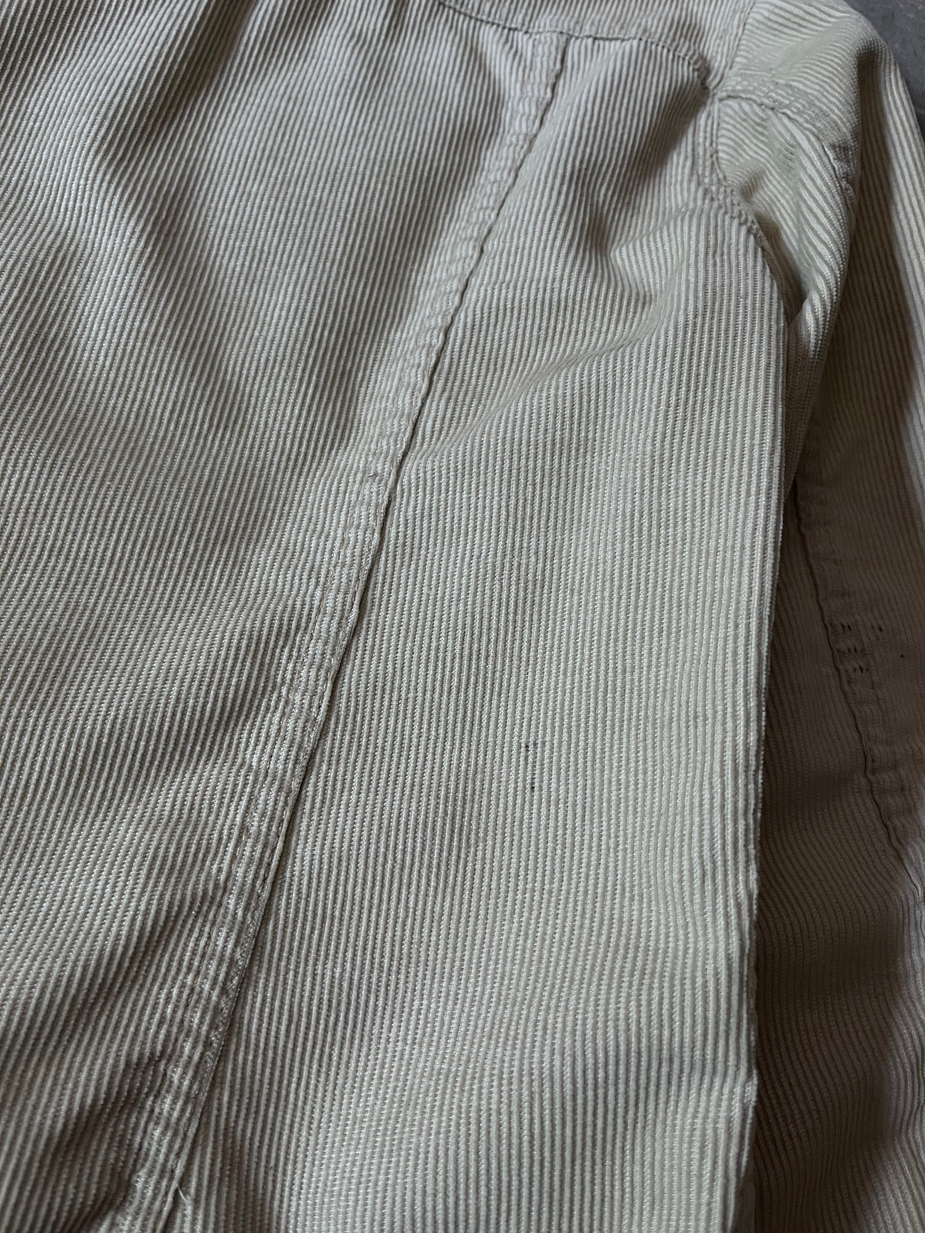 1998 Helmut Lang Corduroy Trucker Jacket Beige Men - S
